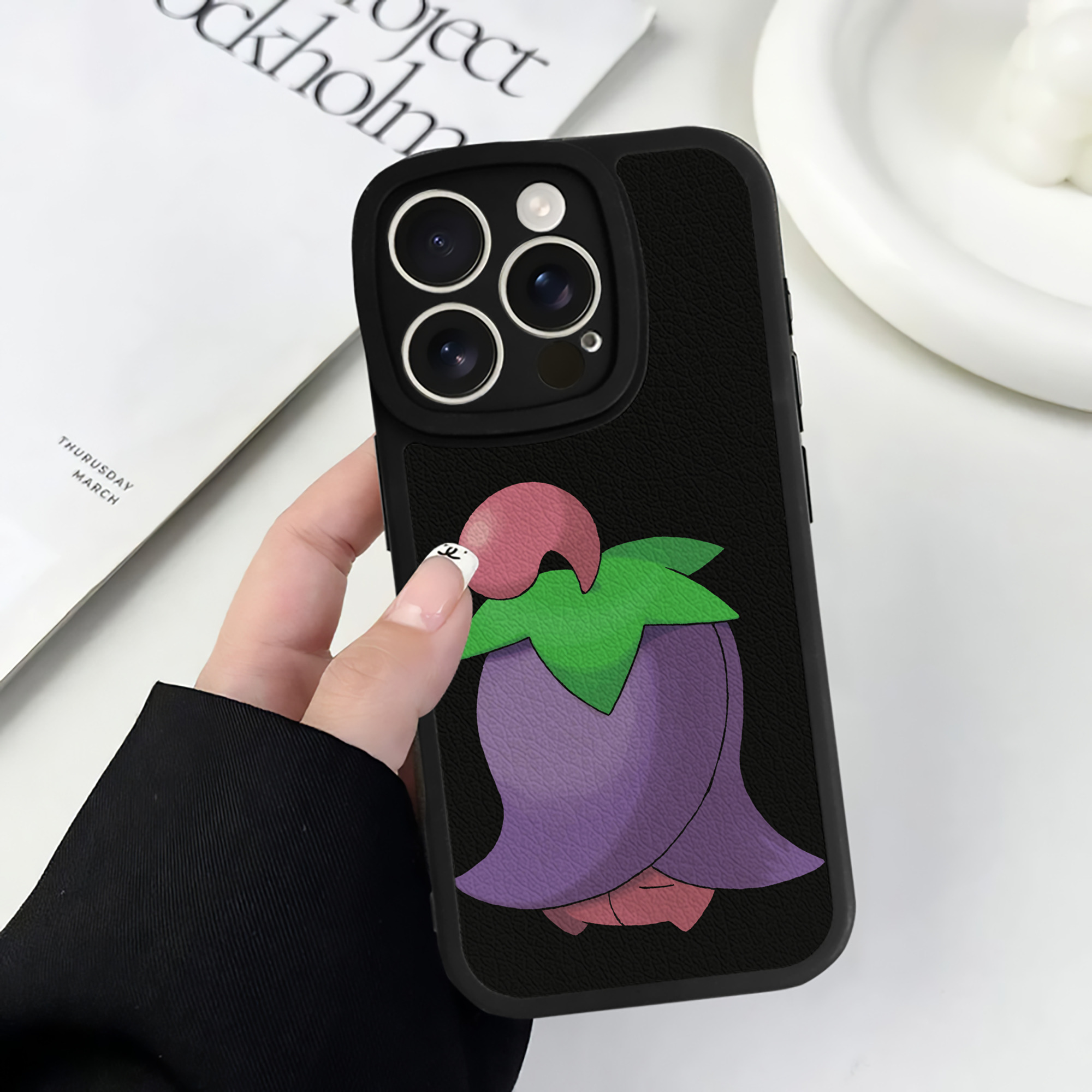 （画像用） ポケットモンスター Pokémon 【iPhone 16シリーズ対応】シリコンスマホケース（レザー調） 材質：シリコン